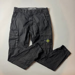 Load image into Gallery viewer, Stone Island Black RE-T Cargo Trousers - W32

