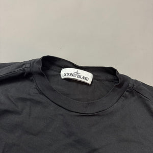 Stone Island Black Plain T-shirt - Small