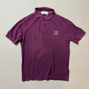 Stone Island Purple Polo Shirt - Small
