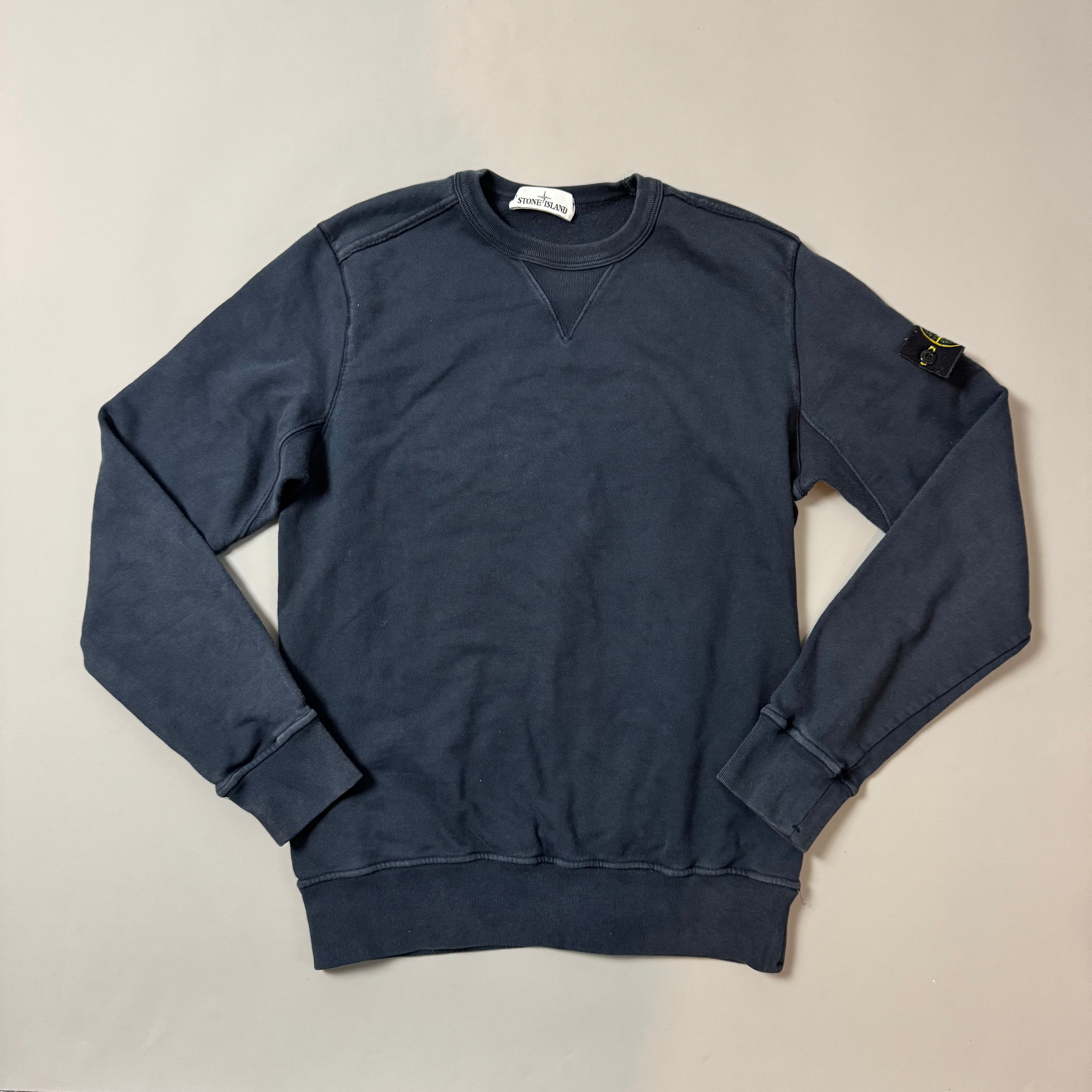 Stone Island Navy Sweatshirt - Medium