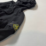 Load image into Gallery viewer, Stone Island Black Zip Up Hoodie - Small
