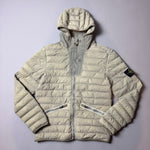Load image into Gallery viewer, Stone Island Beige Loom Woven Down Chambers Stretch Nylon-Tc Jacket - Medium
