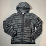 Load image into Gallery viewer, Stone Island Grey Garment Dyed Micro Yarn Down Jacket - Medium
