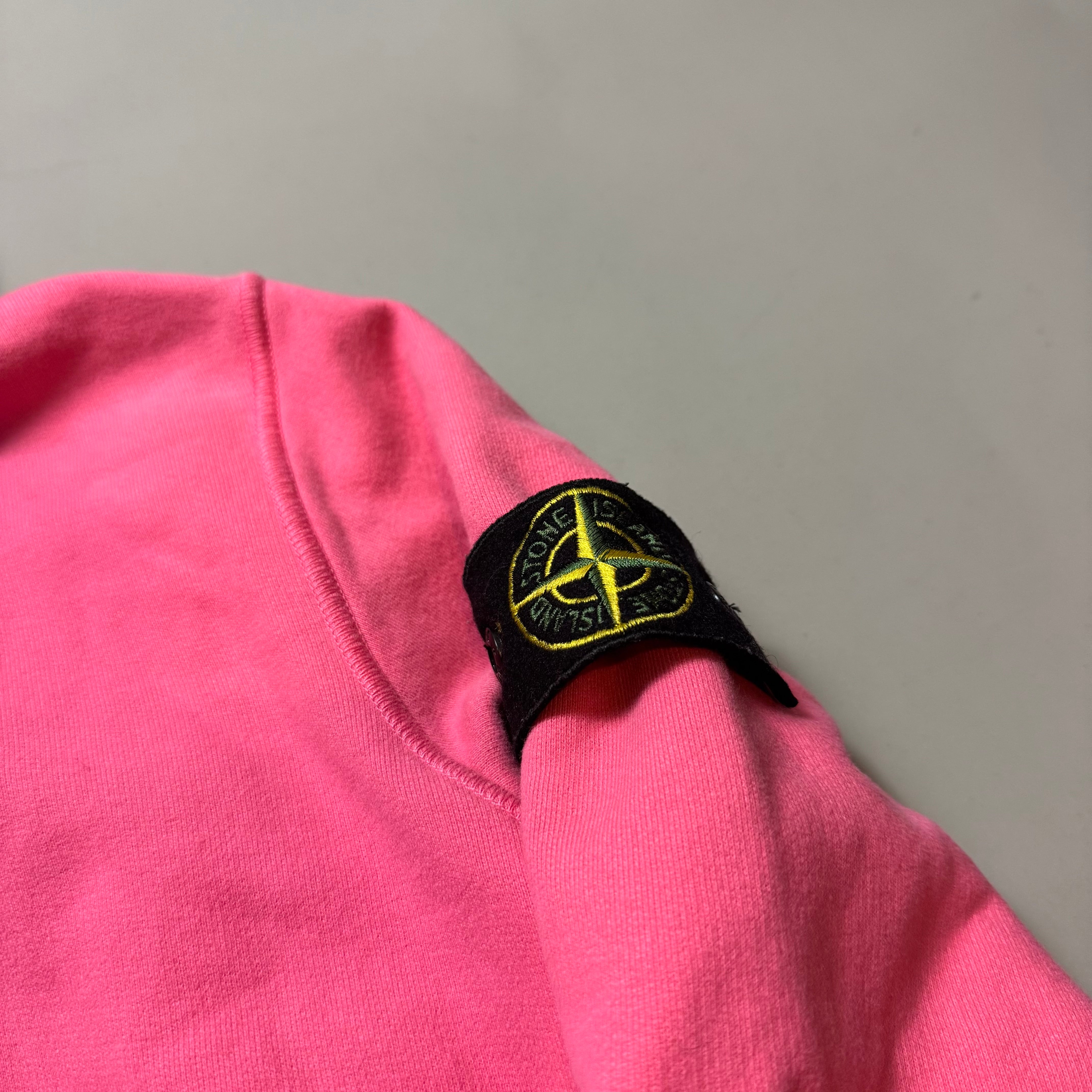 Stone Island Cyclamen Pink Hoodie - Large