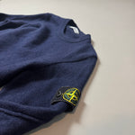 Load image into Gallery viewer, Stone Island Navy Knitted Sweatshirt - Small
