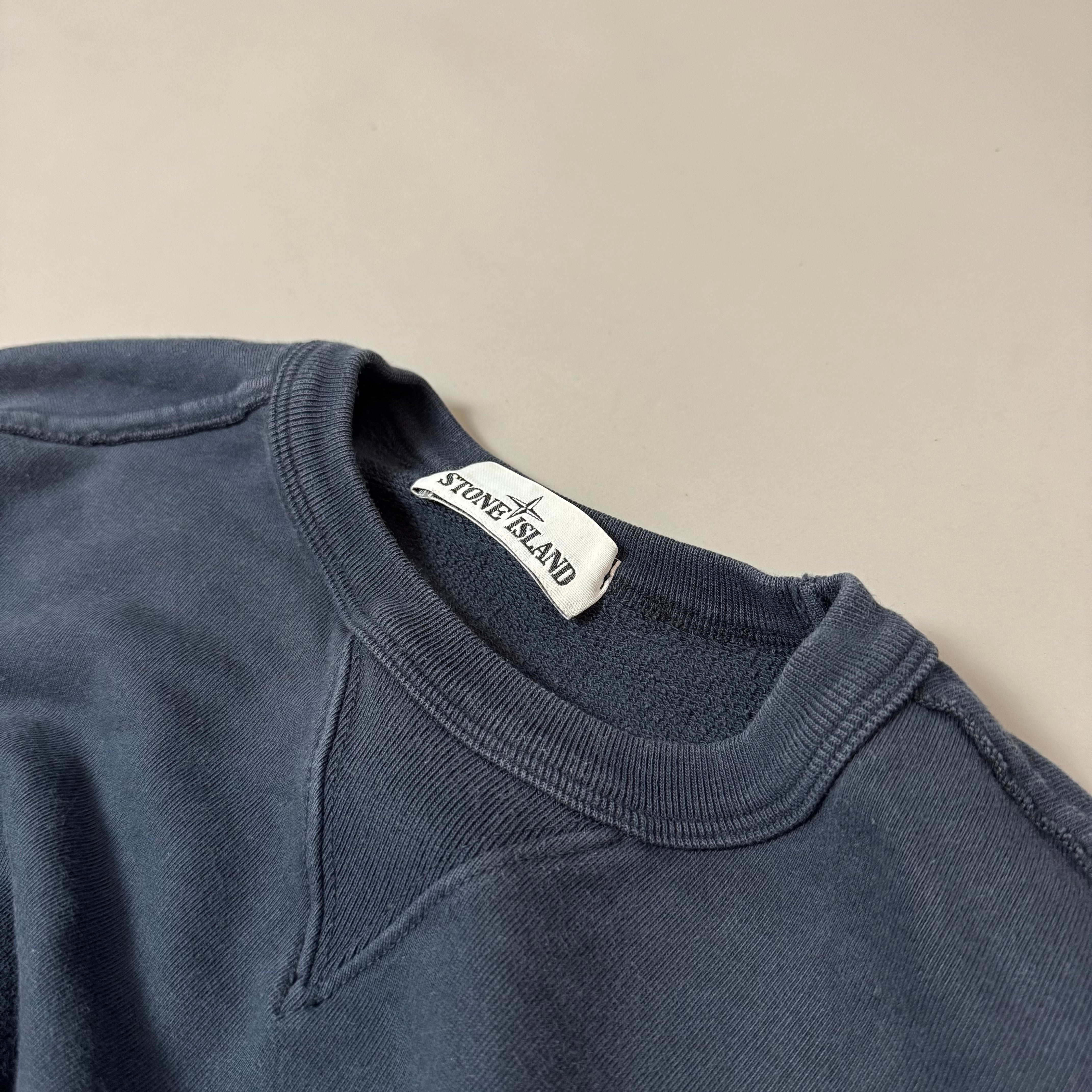 Stone Island Navy Sweatshirt - Medium