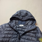 Load image into Gallery viewer, Stone Island Navy Garment Dyed Micro Yarn Down Jacket - Medium
