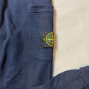 Stone Island Navy Blue Joggers - Small