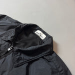 Load image into Gallery viewer, Stone Island Black Zip Pocket Nylon Overshirt - Medium
