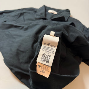 Stone Island Black 1/4 Zip Sweatshirt - Large