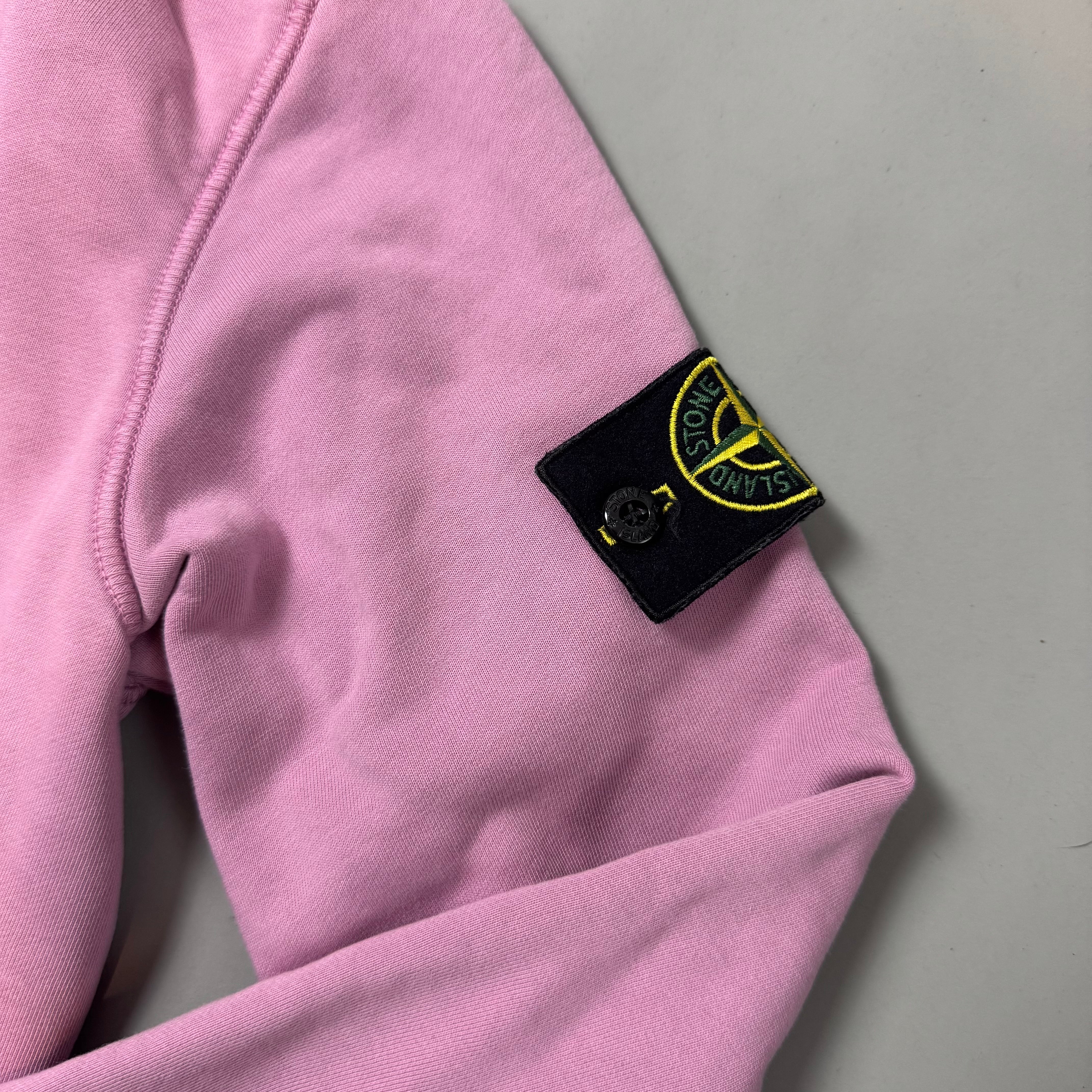 Stone Island Pink Hoodie - Small