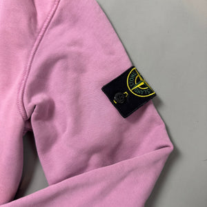 Stone Island Pink Hoodie - Small