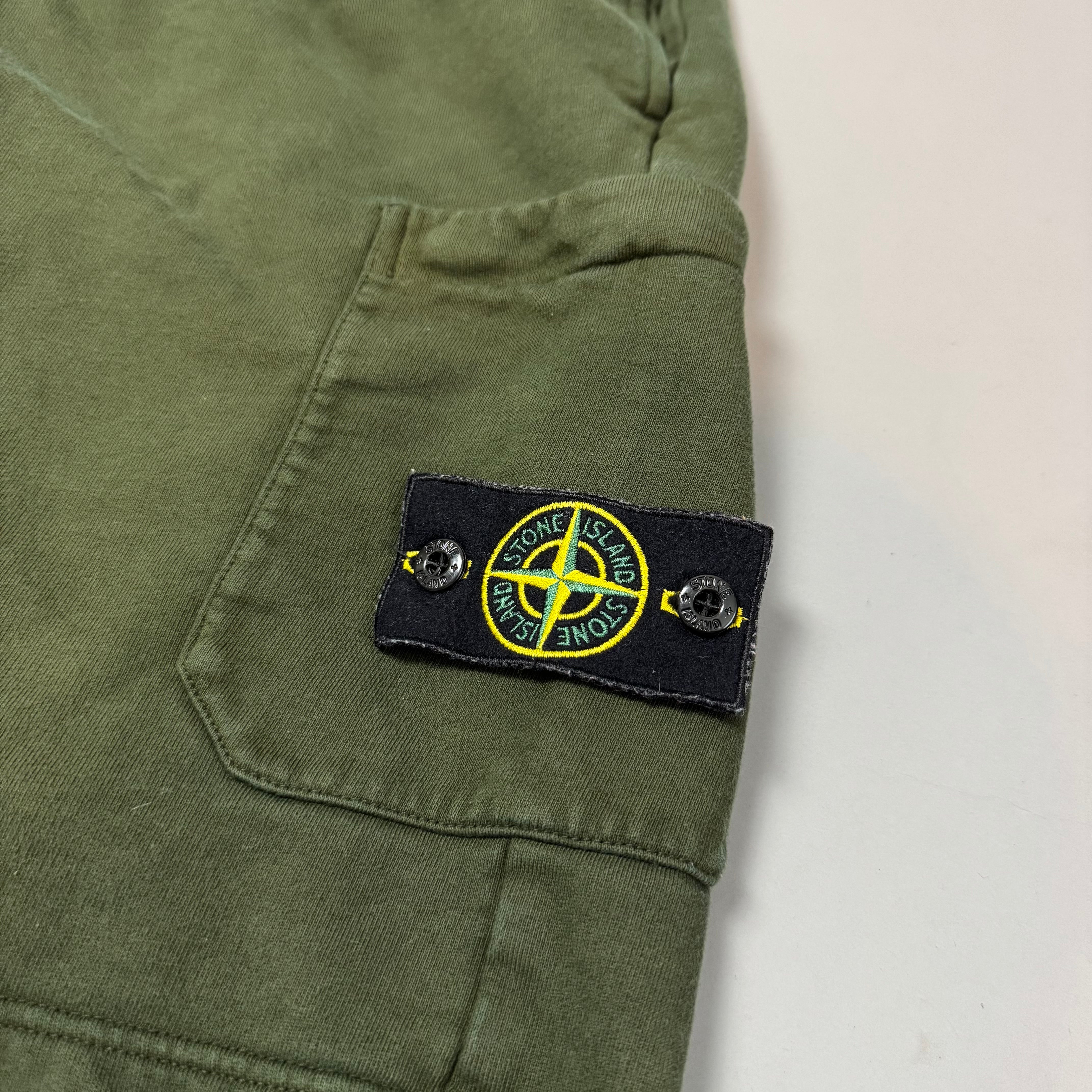 Stone Island Olive Green Shorts - XXL