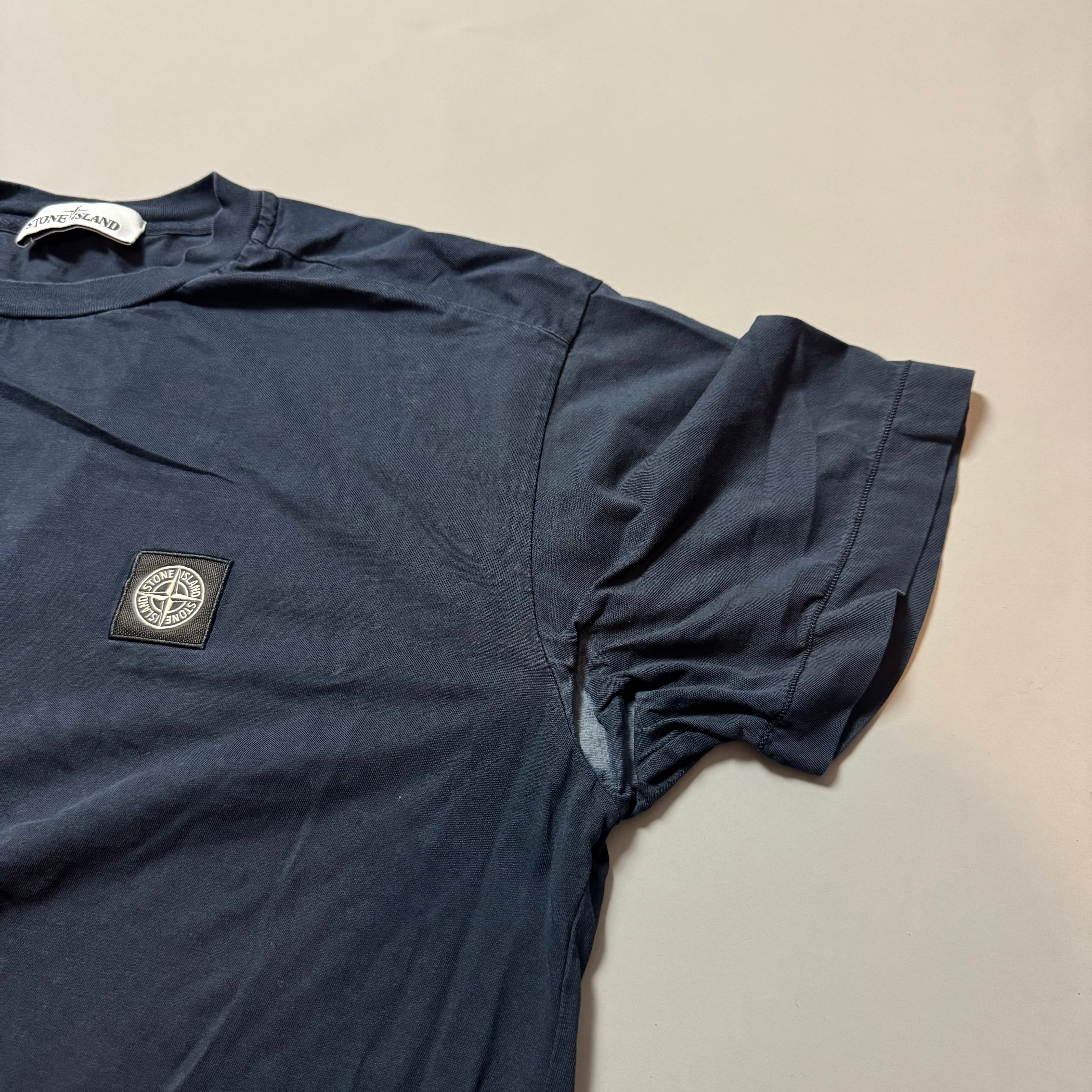 Stone Island Navy Plain T-shirt - XXL