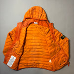Load image into Gallery viewer, Stone Island Orange Loom Woven Down Chambers Stretch Nylon-Tc Jacket - XL
