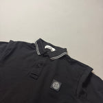 Load image into Gallery viewer, Stone Island Black Polo Shirt - Medium
