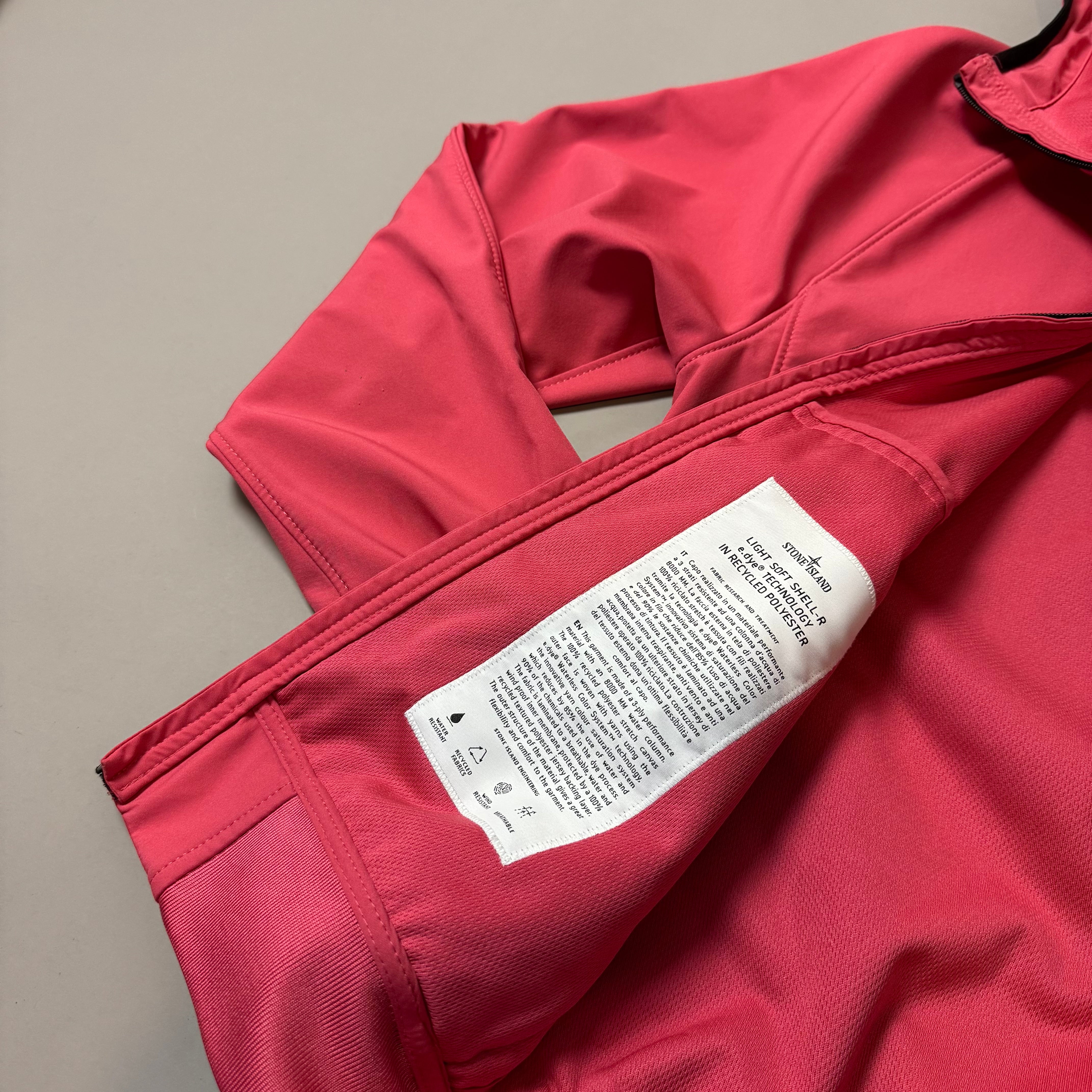 Stone Island Cyclamen Pink Light Soft Shell R - Small