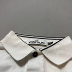 Load image into Gallery viewer, Stone Island White Polo Shirt - Small
