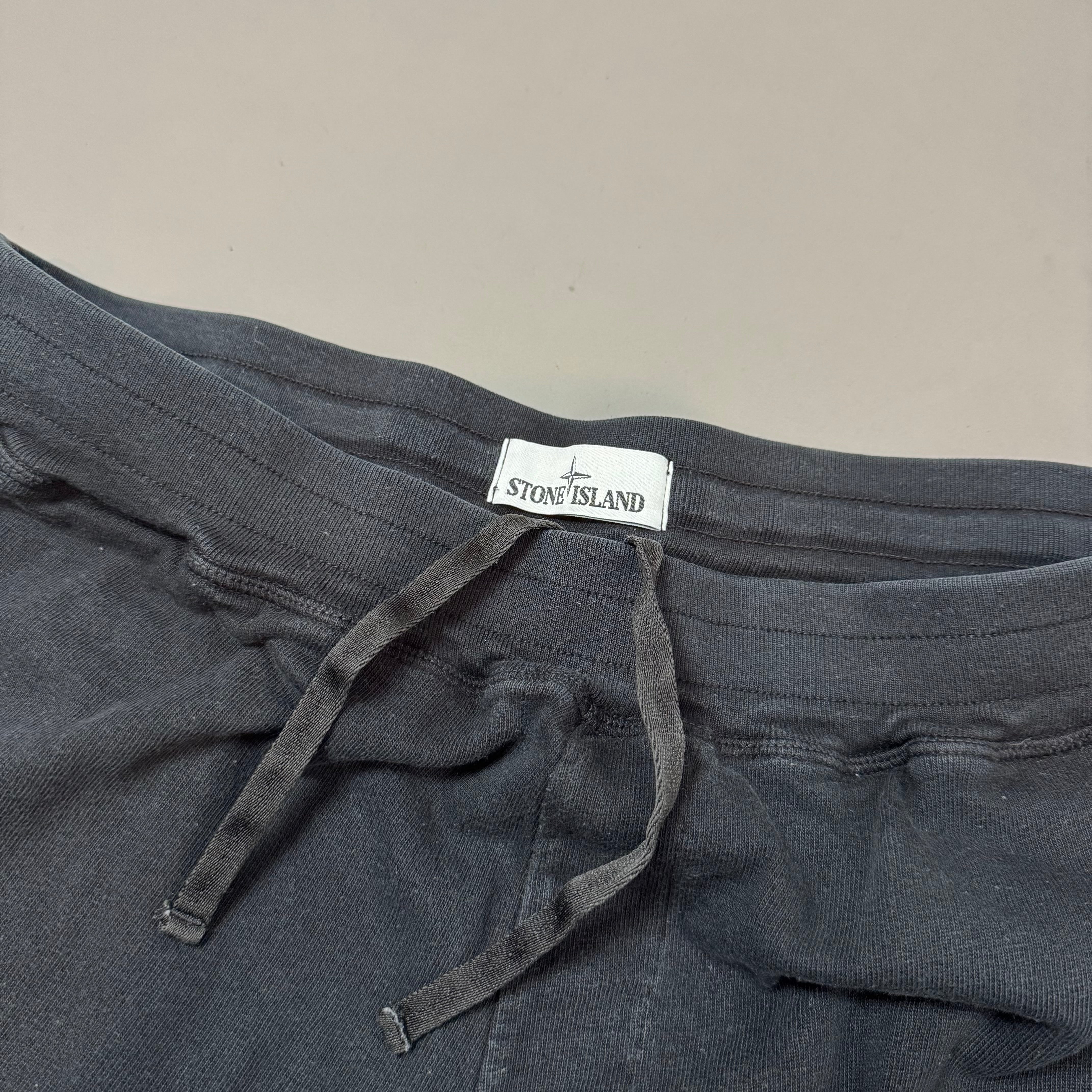 Stone Island Navy Blue Joggers - Large