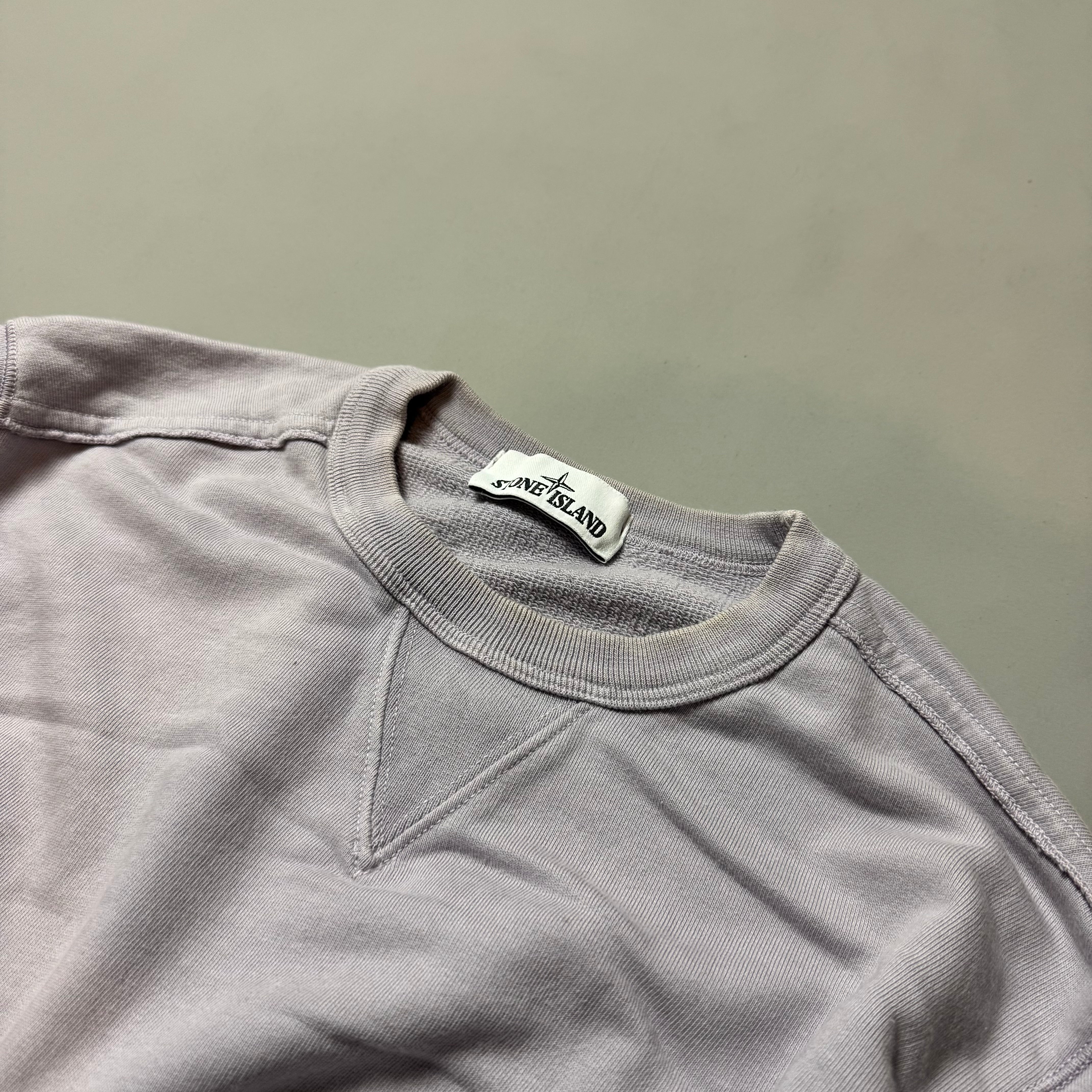 Stone Island Lavender Sweatshirt - Medium