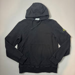 Load image into Gallery viewer, Stone Island Black Cotton Hoodie - Large
