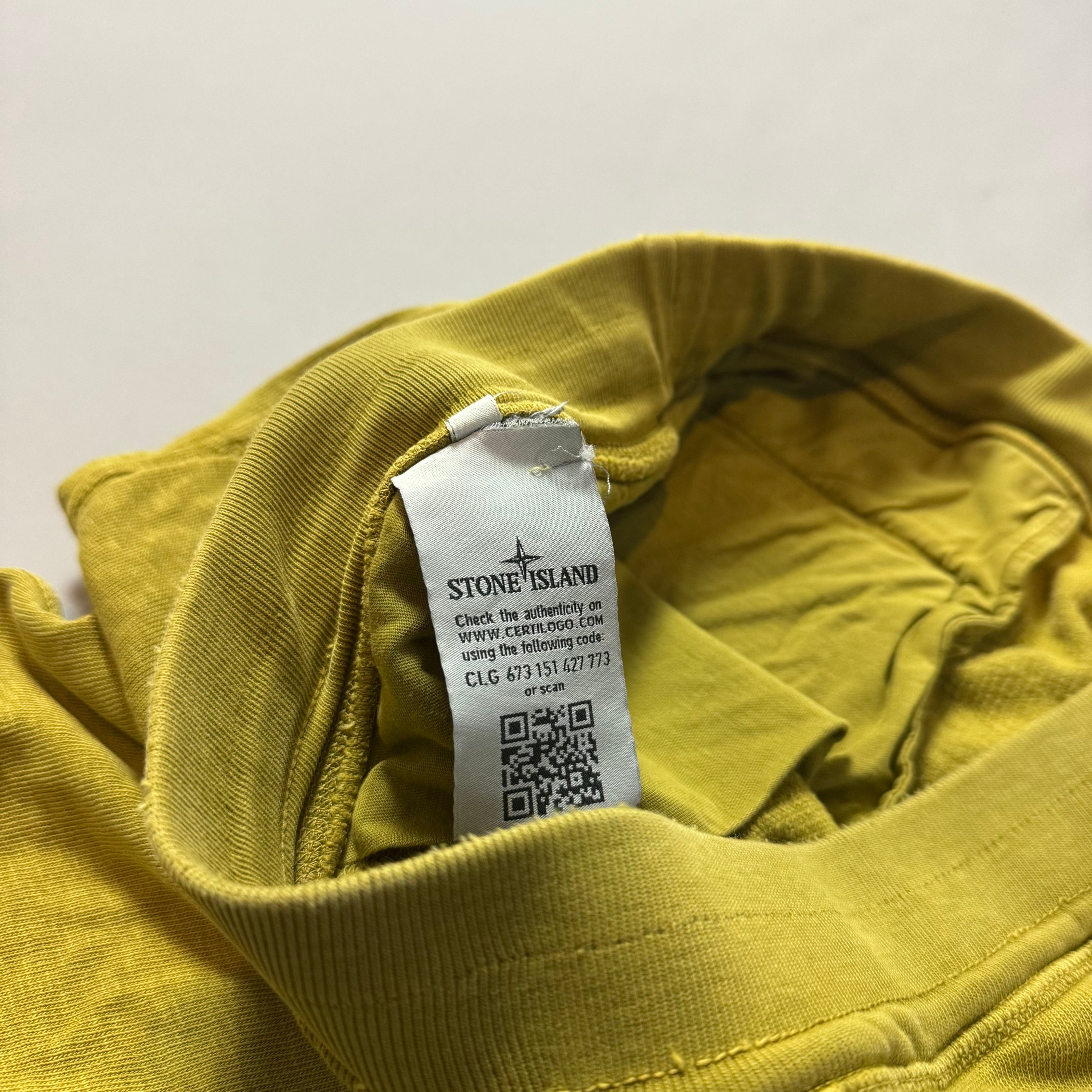 Stone Island Yellow Shorts - XL