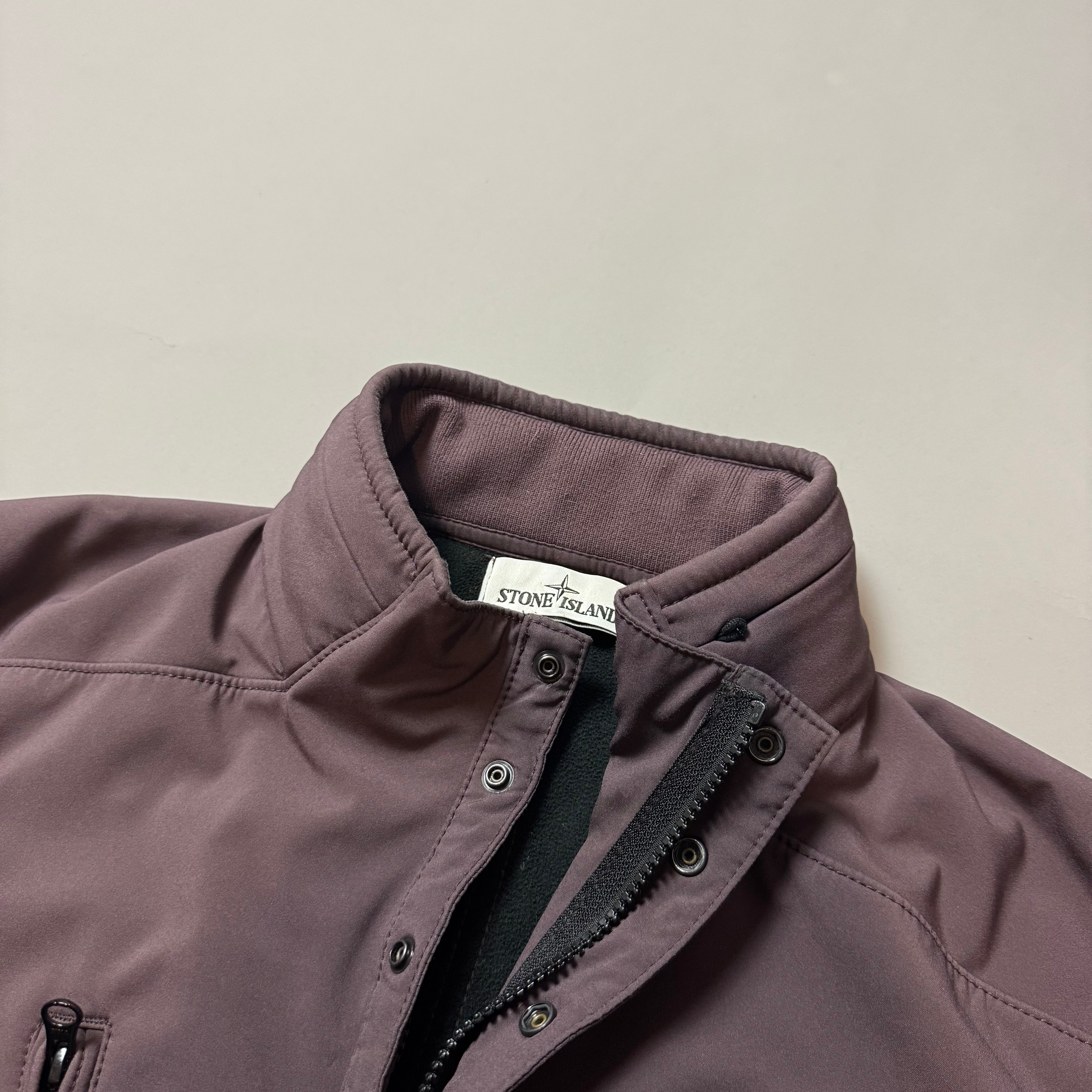 Stone Island Burgundy Soft Shell R - XL