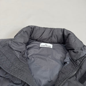 Stone Island Black Crinkle Reps R NY Down Gilet - Small