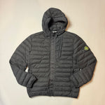 Load image into Gallery viewer, Stone Island Black Loom Woven Down Chambers Stretch Nylon-Tc Jacket - Large
