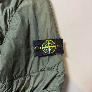 Stone Island Green Crinkle Reps Primaloft Jacket - Large