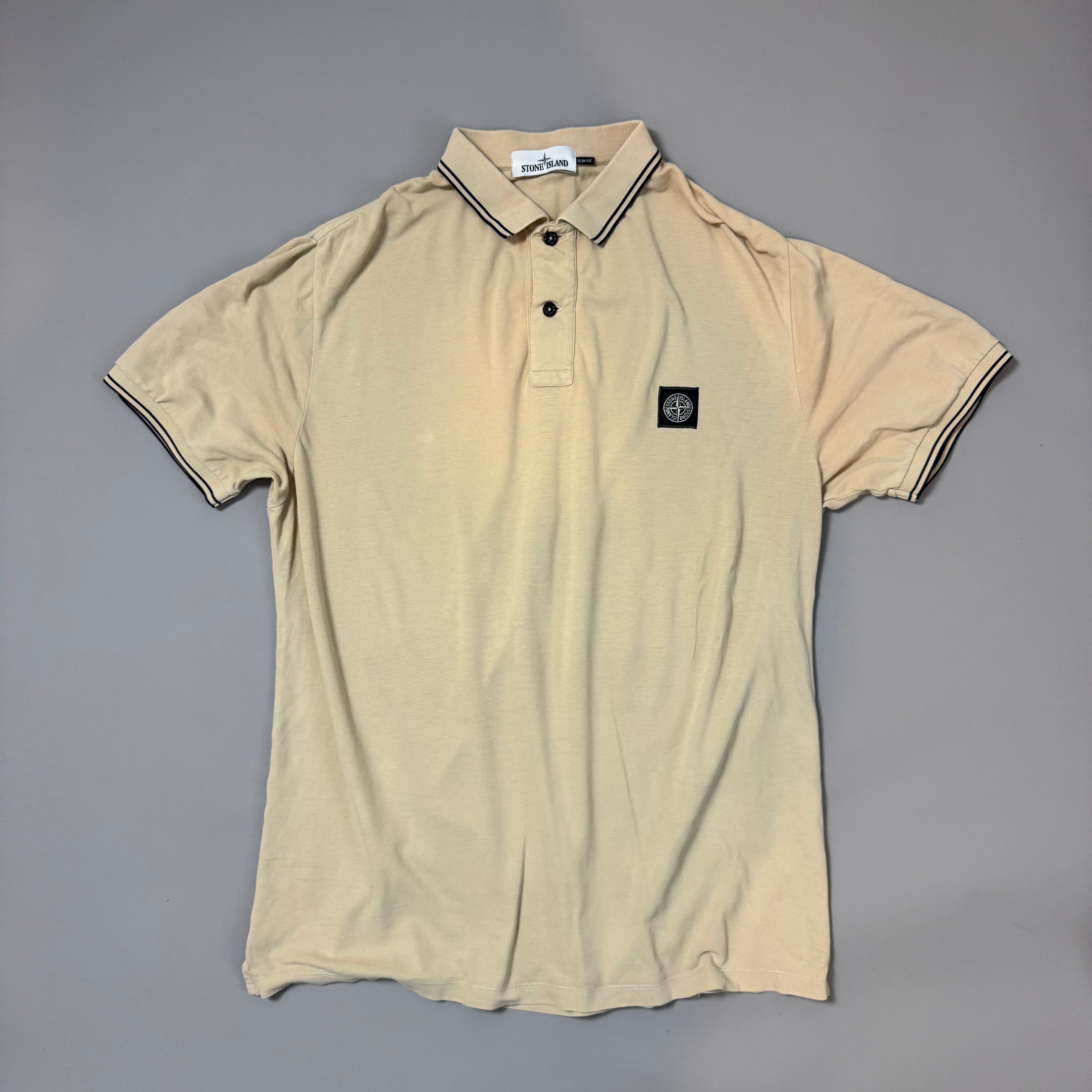 Stone Island Orange Polo - XXL