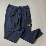 Load image into Gallery viewer, Stone Island Navy Cotton Joggers - Medium
