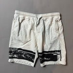 Load image into Gallery viewer, Stone Island White Graphic Shorts - Large

