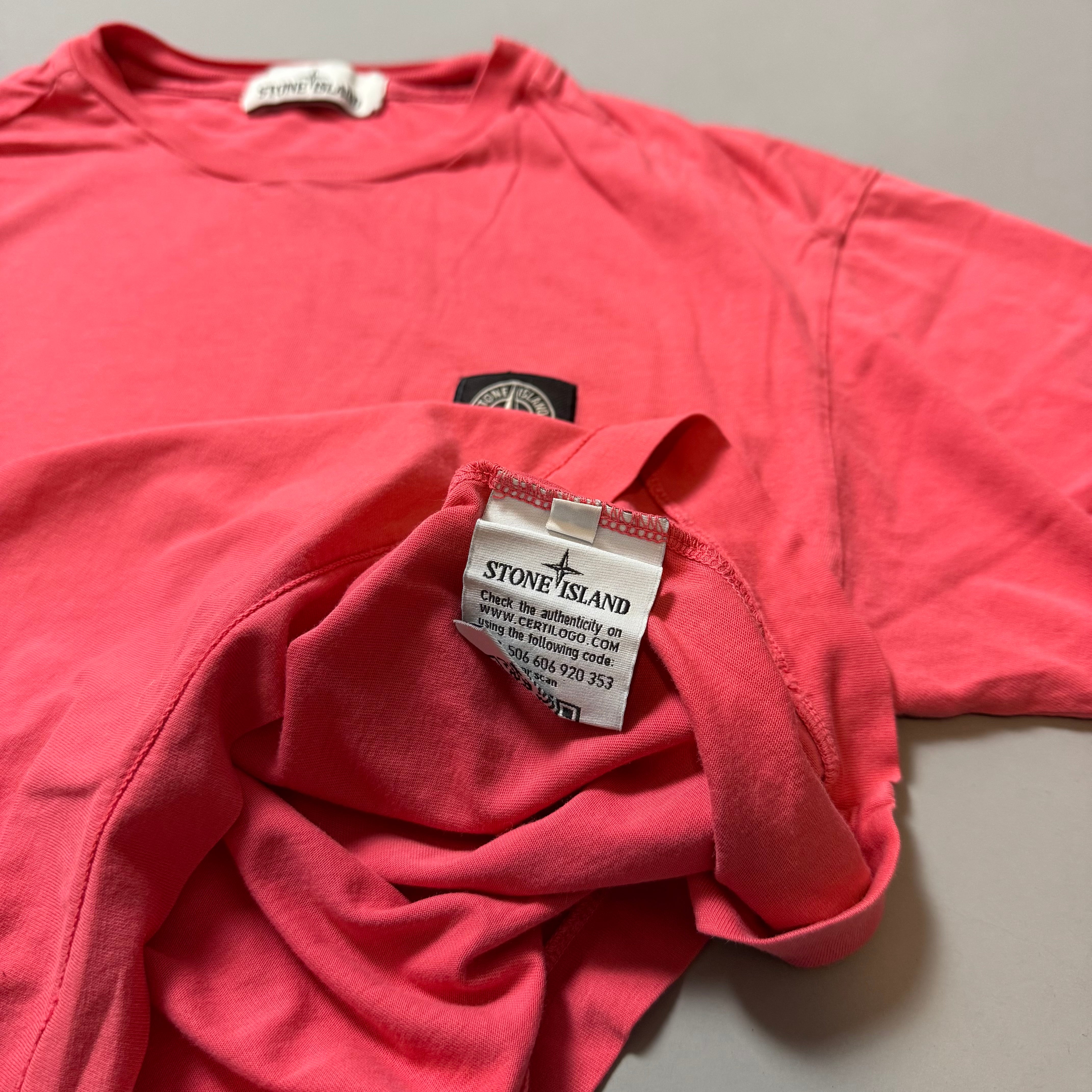 Stone Island Coral Plain T-shirt - Small