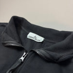 Load image into Gallery viewer, Stone Island 1/4 Zip Black Sweatshirt- XXL
