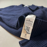 Load image into Gallery viewer, Stone Island Navy Knitted Sweatshirt - Small
