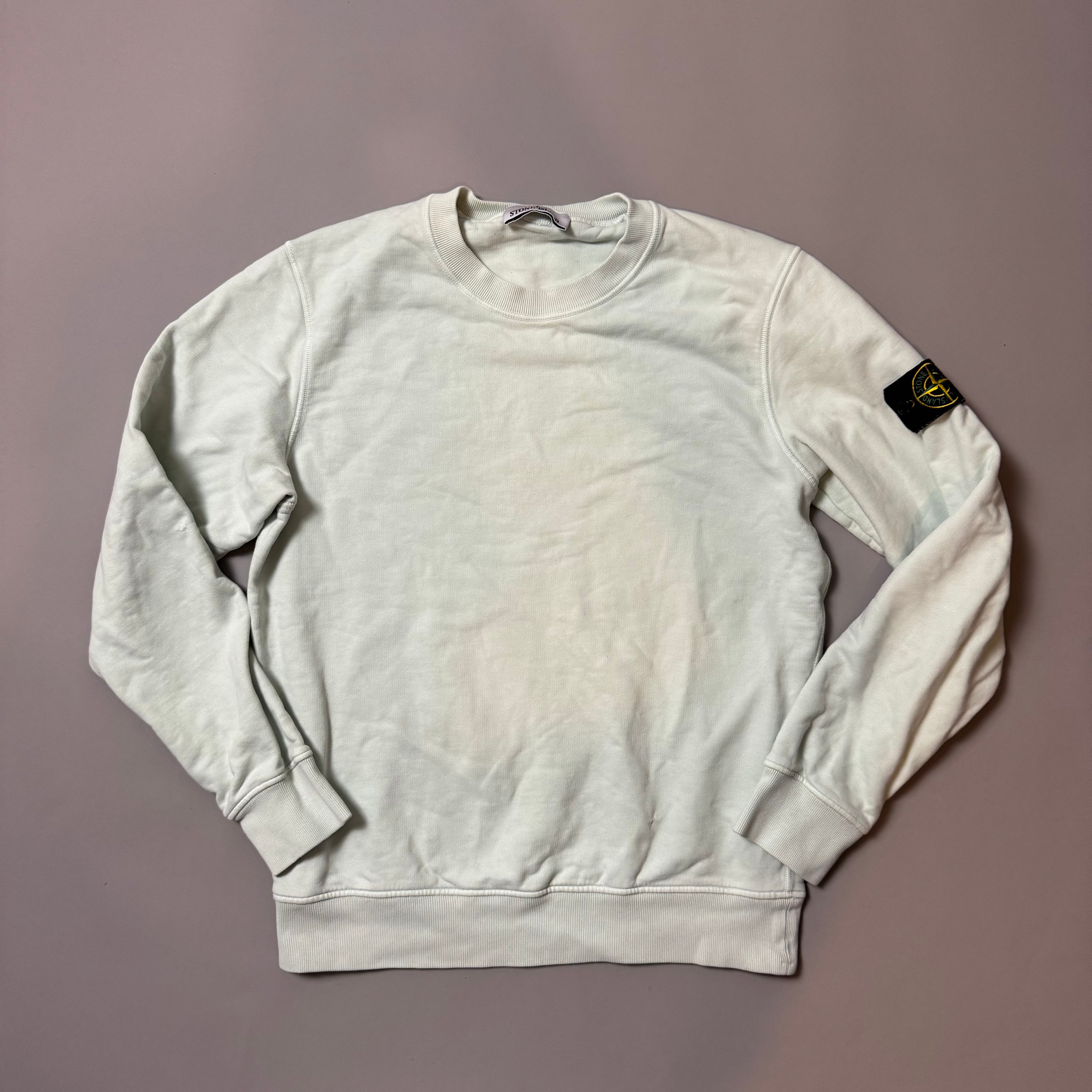Stone Island Aqua Sweatshirt - Medium