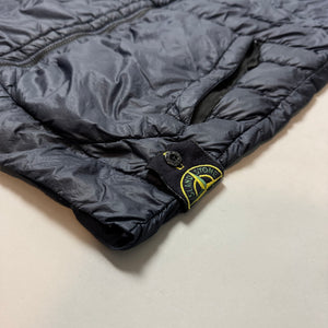 Stone Island Navy Blue Garment Dyed Down Gilet - Medium