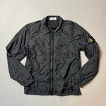 Load image into Gallery viewer, Stone Island Black Zip Pocket Nylon Overshirt - Medium
