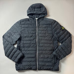 Load image into Gallery viewer, Stone Island Black Loom Woven Down Chambers Stretch Nylon-Tc Jacket - Large
