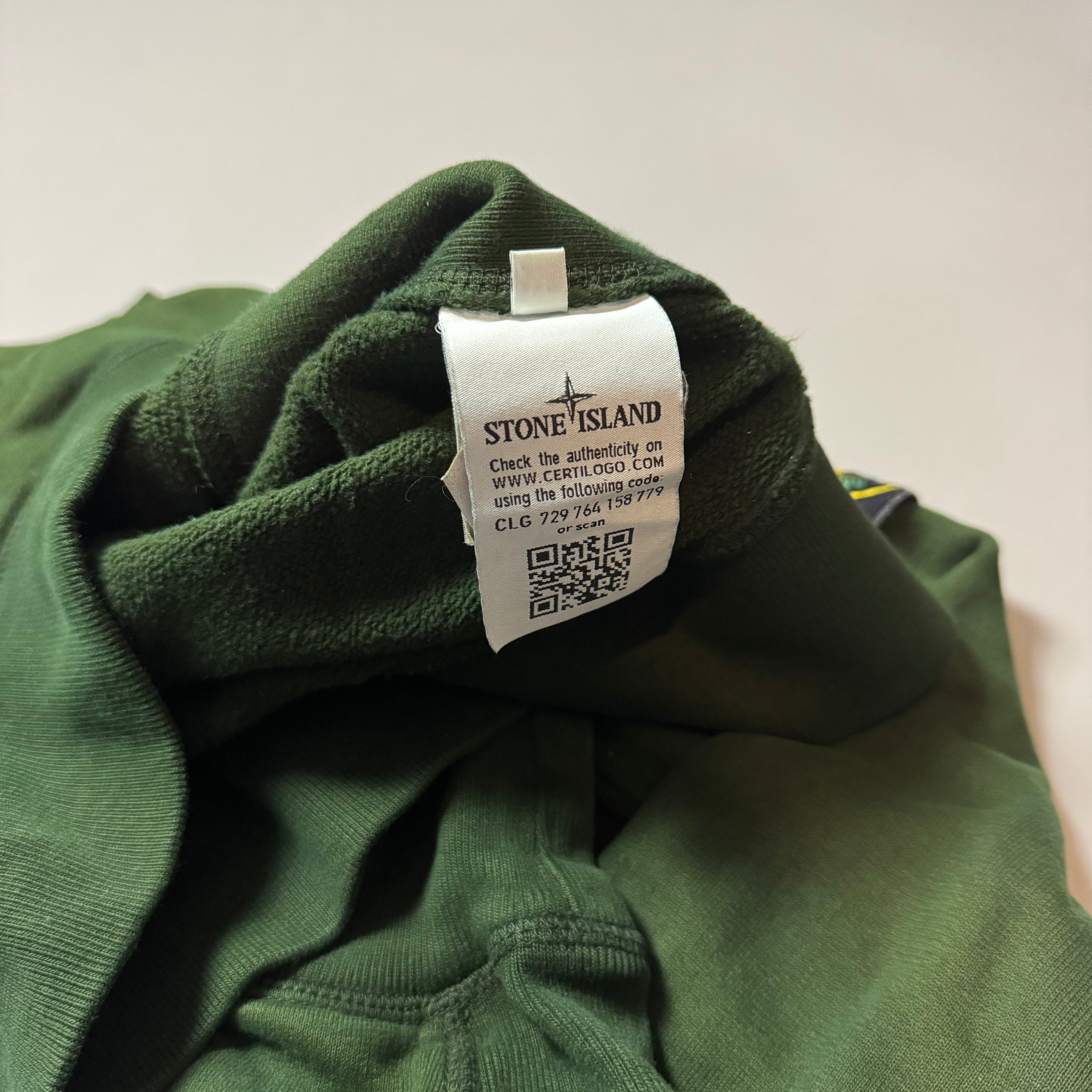 Stone Island Green Sweatshirt - Medium