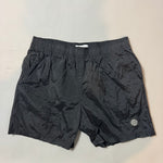 Load image into Gallery viewer, Stone Island Black Nylon Metal Shimmer Shorts - Large
