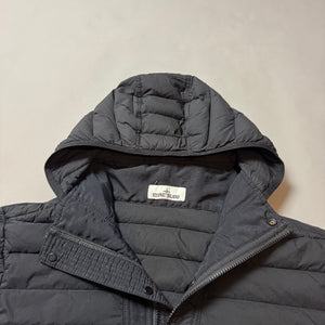 Stone Island Black Loom Woven Down Chambers Stretch Nylon-Tc Jacket - Medium