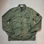 Load image into Gallery viewer, Stone Island Green Seersucker-Tc Overshirt - Large
