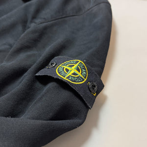 Stone Island Black Zip Up Hoodie - Medium