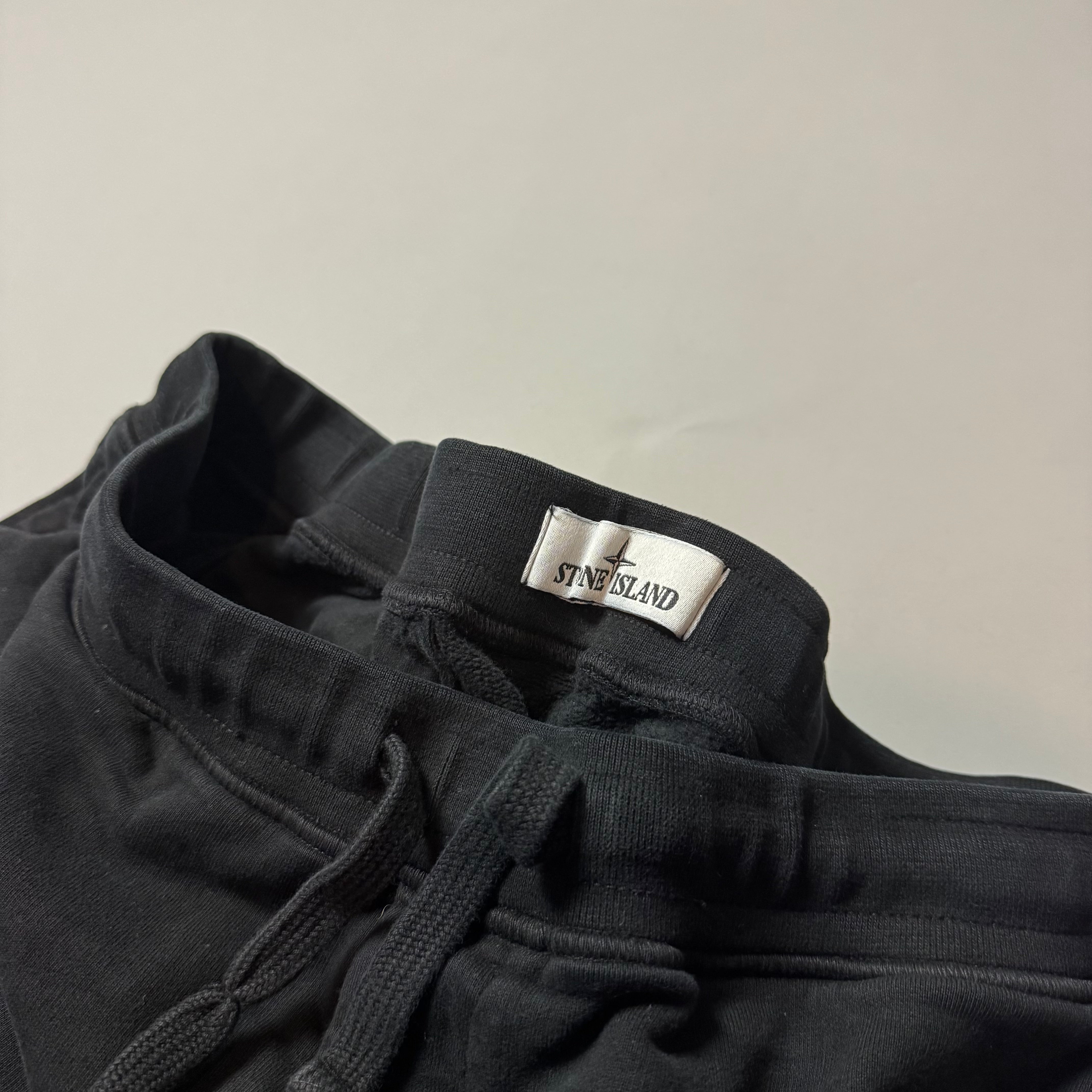 Stone Island Black Cotton Shorts - XXL
