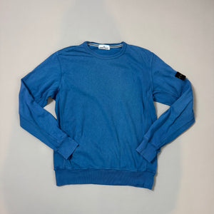 Stone Island Blue Lightweight Sweatshirt - XXL