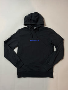 Stone Island Black Text Hoodie - Medium
