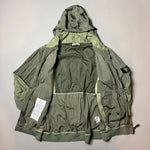 Load image into Gallery viewer, Stone Island Khaki Nylon Metal Rip Stop Shimmer Jacket - XXXL
