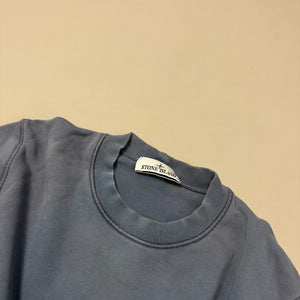Stone Island Avio Blue Sweatshirt - Small